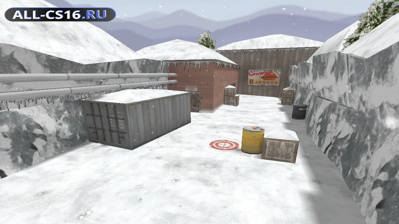 Карта «de_icicle» для CS 1.6 для CS 1.6