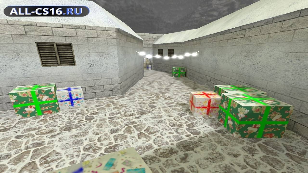 Карта «de_inferno_hns_xmas» для CS 1.6 для CS 1.6