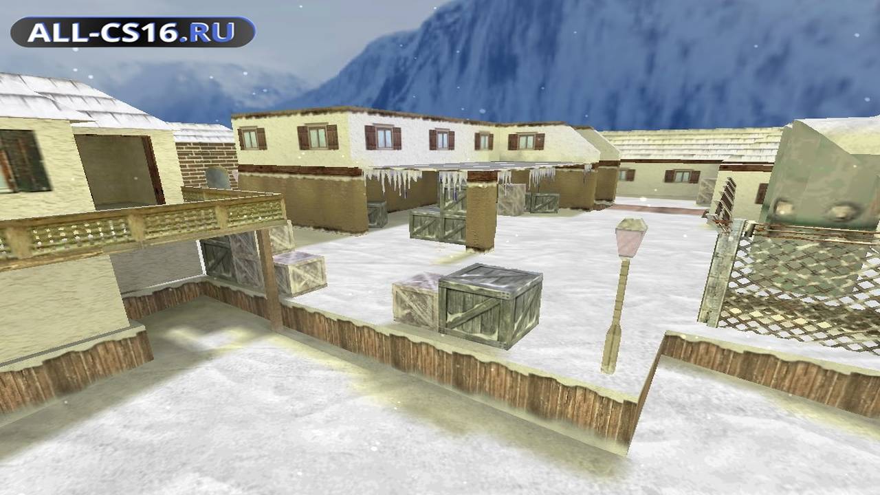 Карта «de_inferno_snow» для CS 1.6 для CS 1.6