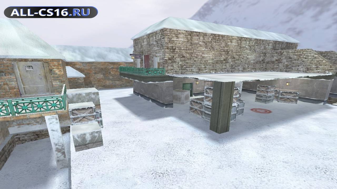 Карта «de_inferno_winter» для CS 1.6 для CS 1.6