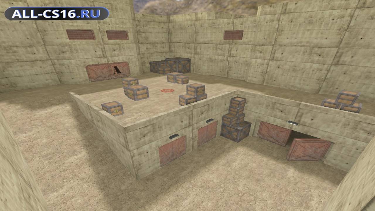 Карта «de_ironblood» для CS 1.6 для CS 1.6