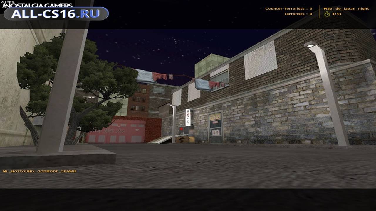 Карта «de_japan_night» для CS 1.6 для CS 1.6
