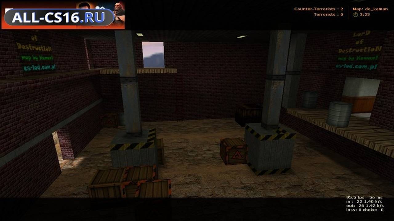 Карта «de_kaman» для CS 1.6 для CS 1.6