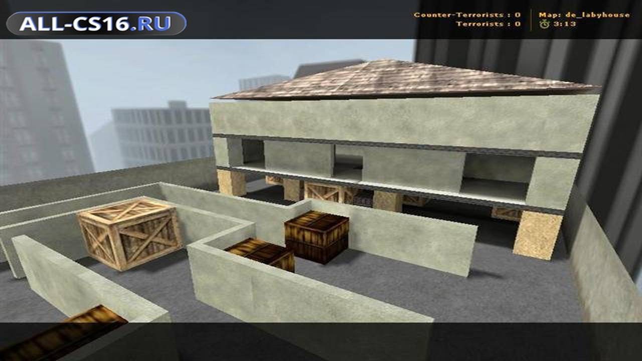 Карта «de_labyhouse» для CS 1.6 для CS 1.6