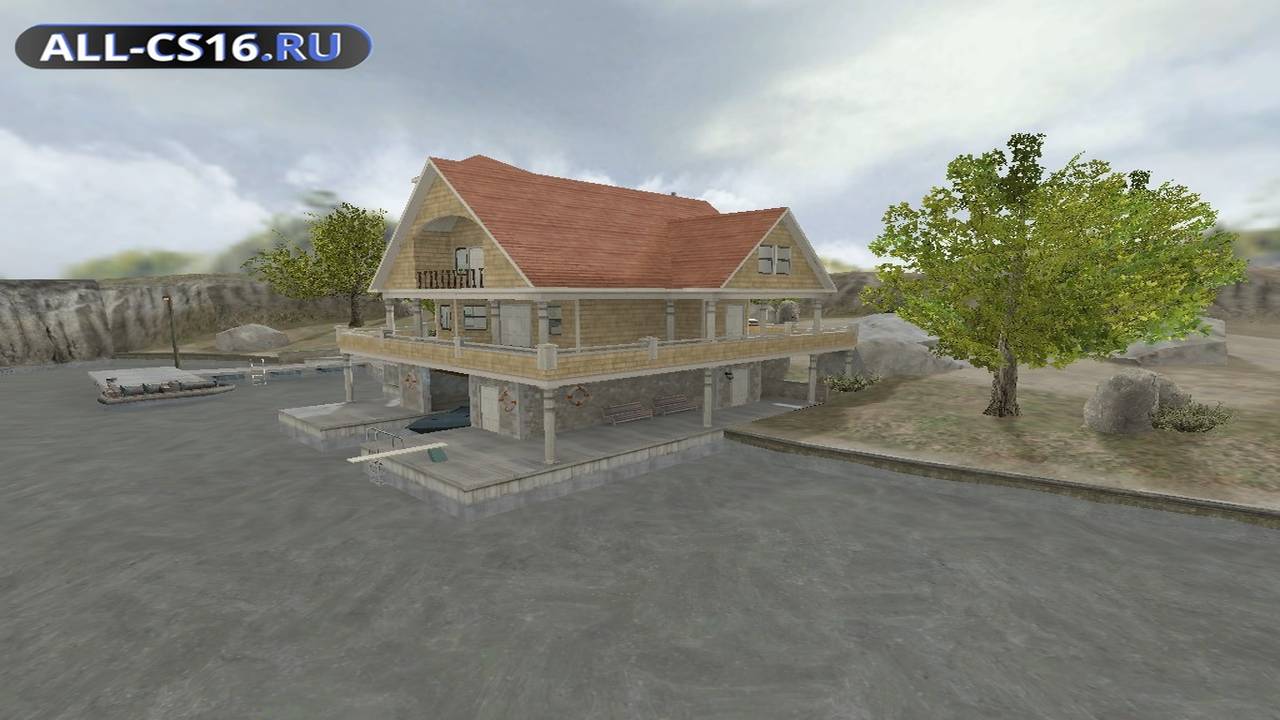 Карта «de_lake_csgo» для CS 1.6 для CS 1.6