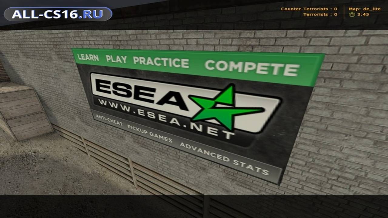 Карта «de_lite_20100110» для CS 1.6 для CS 1.6