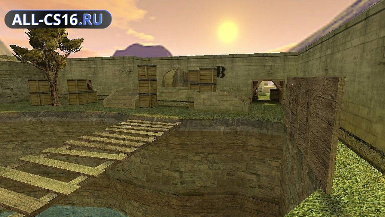 Карта «de_maht» для CS 1.6 для CS 1.6