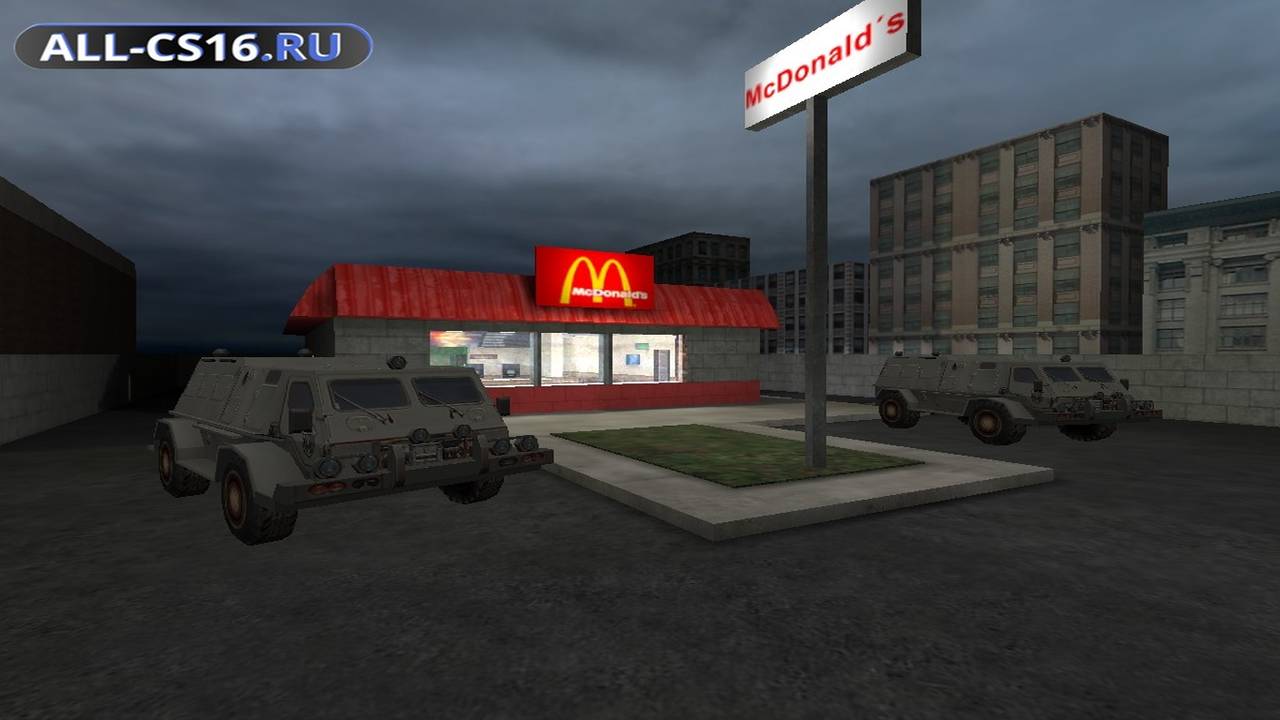 Карта «de_mcdonalds_source» для CS 1.6 для CS 1.6