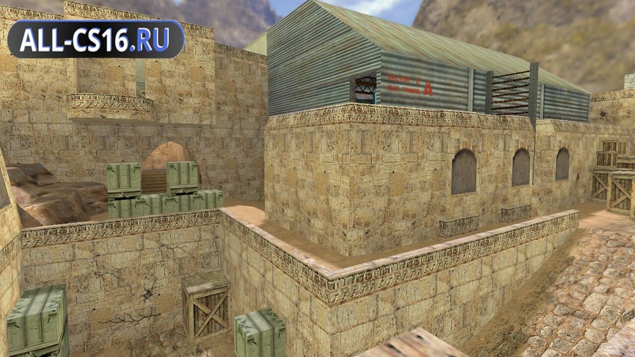Карта «de_meltingpot_01» для CS 1.6 для CS 1.6