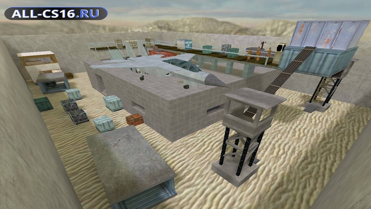 Карта «de_militiabase» для CS 1.6 для CS 1.6