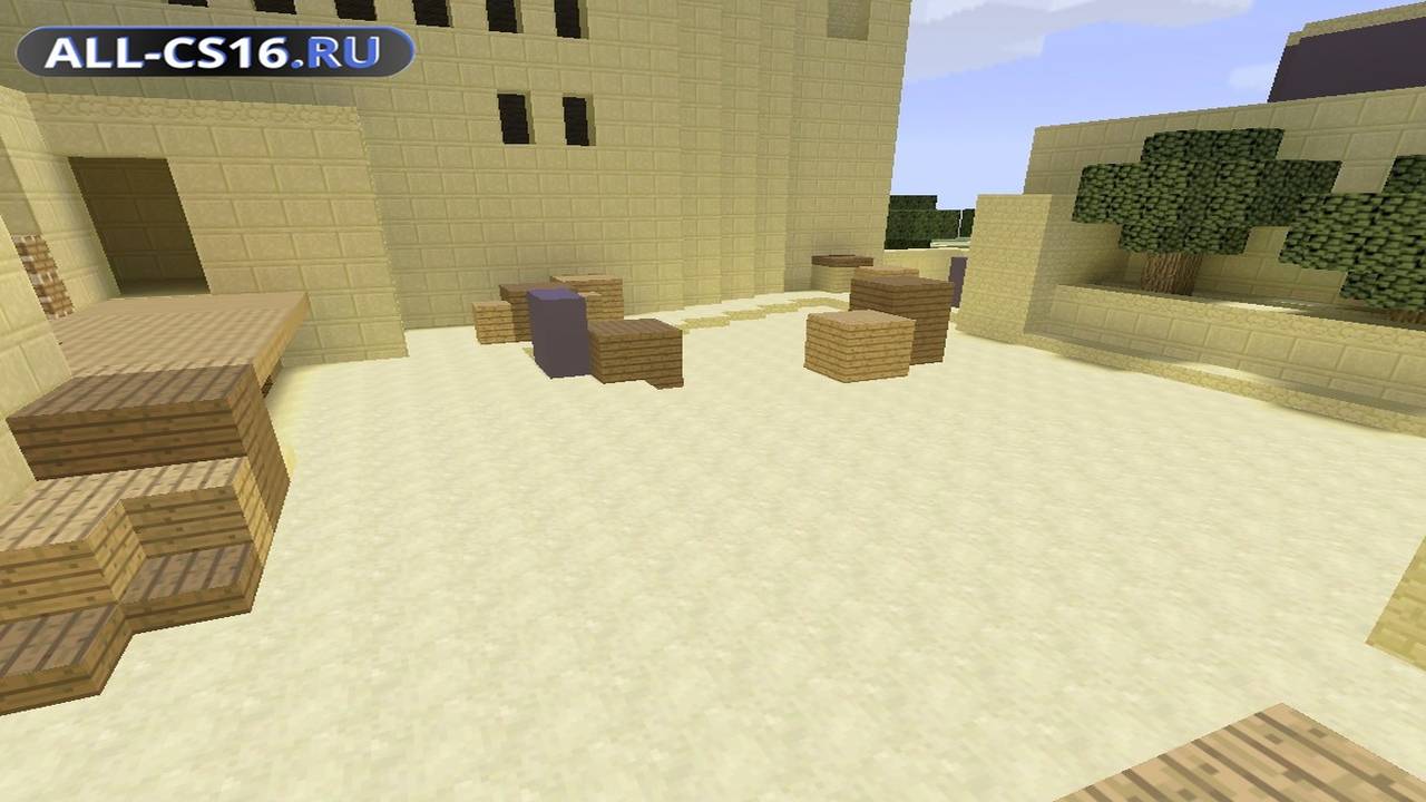 Карта «de_mirage_minecraft» для CS 1.6 для CS 1.6