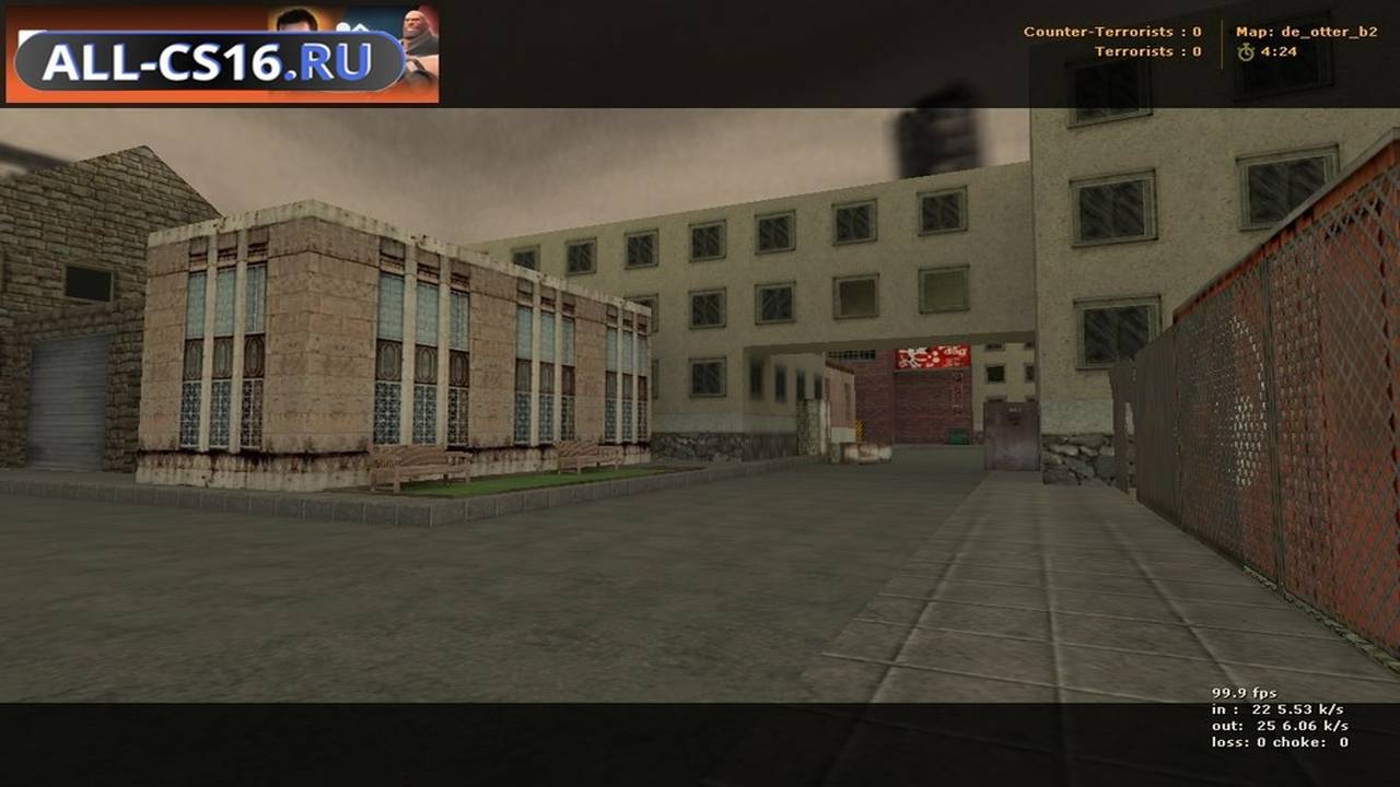 Карта «de_otters» для CS 1.6 для CS 1.6