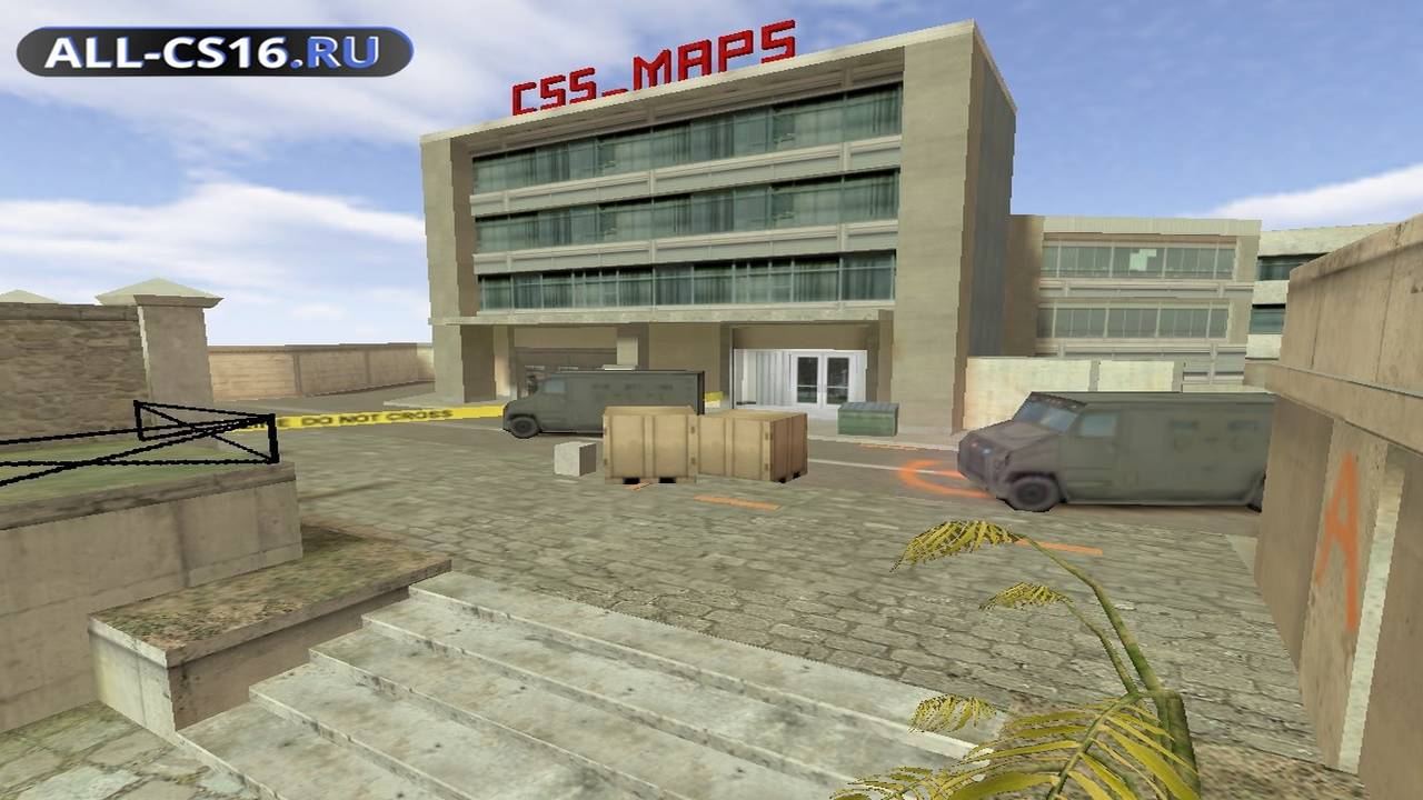 Карта «de_overpass» для CS 1.6 для CS 1.6
