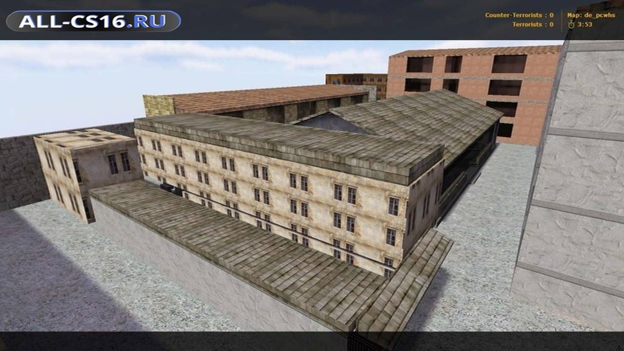Карта «de_pcwhs» для CS 1.6 для CS 1.6