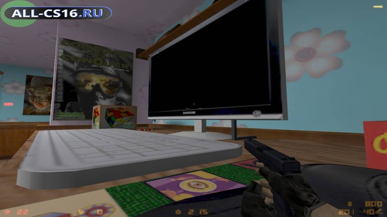 Карта «de_playroom» для CS 1.6 для CS 1.6