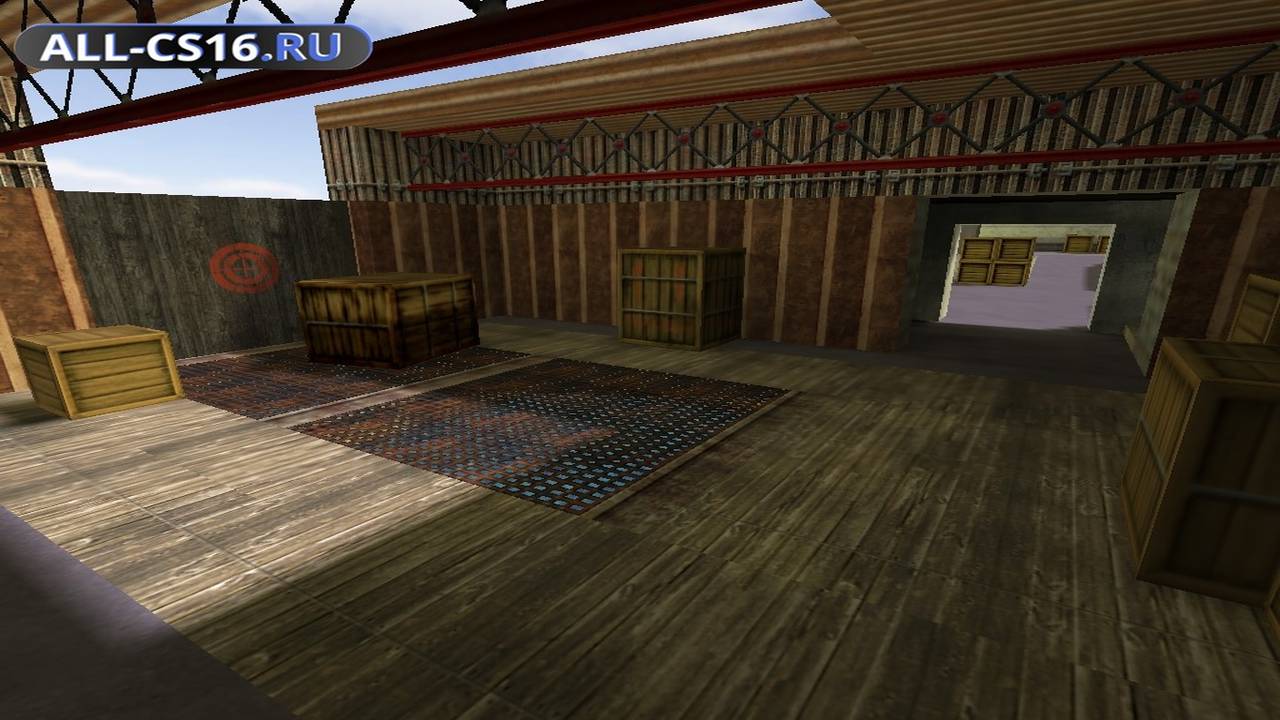 Карта «de_port» для CS 1.6 для CS 1.6