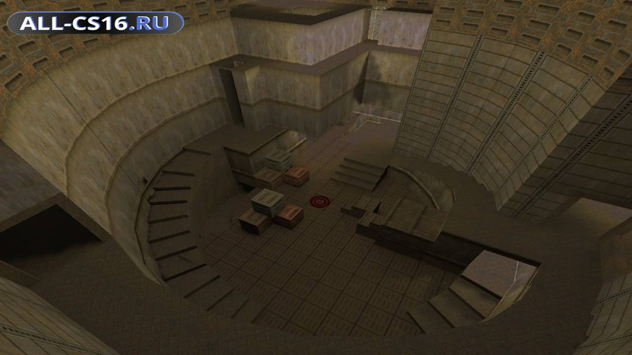Карта «de_q2dm1» для CS 1.6 для CS 1.6