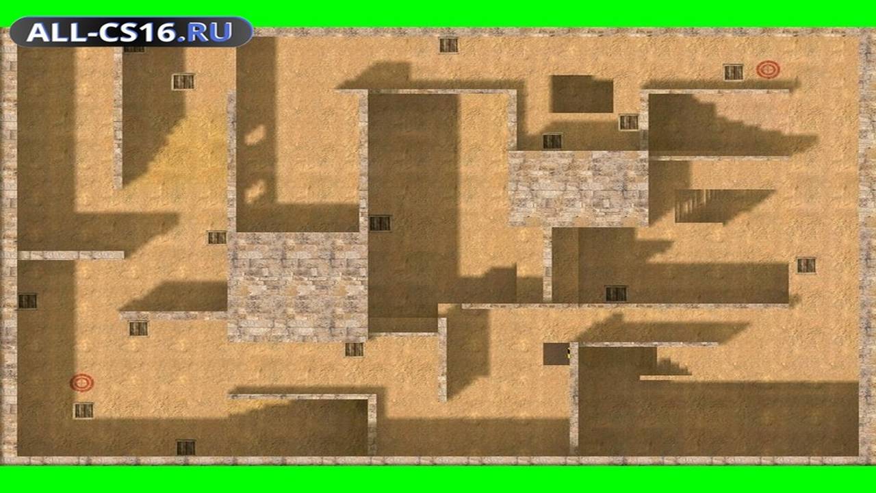 Карта «de_quickdust» для CS 1.6 для CS 1.6