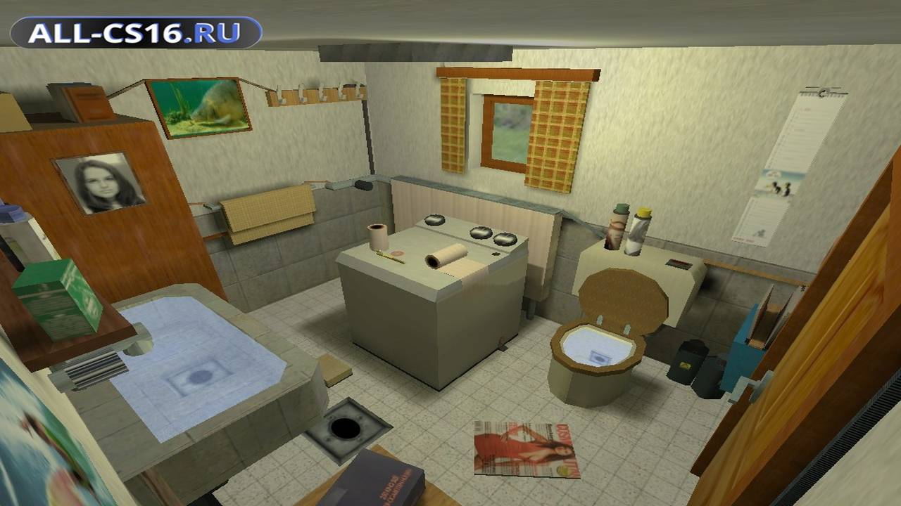 Карта «de_rats_bathroom_2008» для CS 1.6 для CS 1.6
