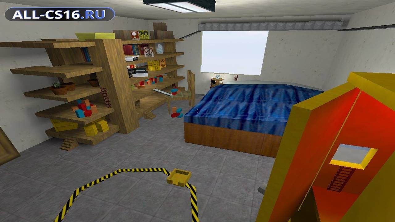 Карта «de_rats_bedroom» для CS 1.6 для CS 1.6