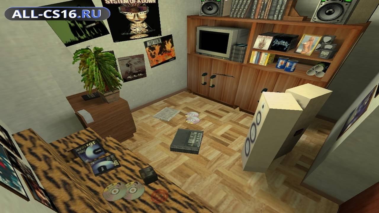 Карта «de_rats_metalroom» для CS 1.6 для CS 1.6