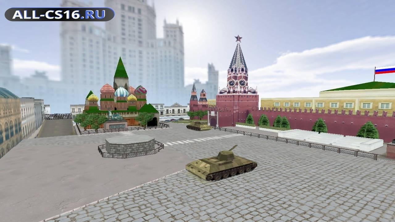 Карта «de_red_square» для CS 1.6 для CS 1.6