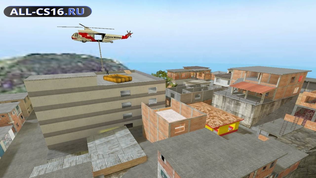 Карта «de_rocinha» для CS 1.6 для CS 1.6