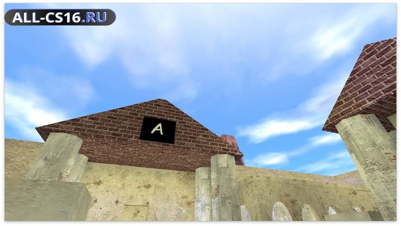 Карта «de_rome» для CS 1.6 для CS 1.6