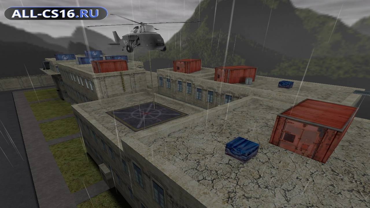 Карта «de_roof_nf» для CS 1.6 для CS 1.6