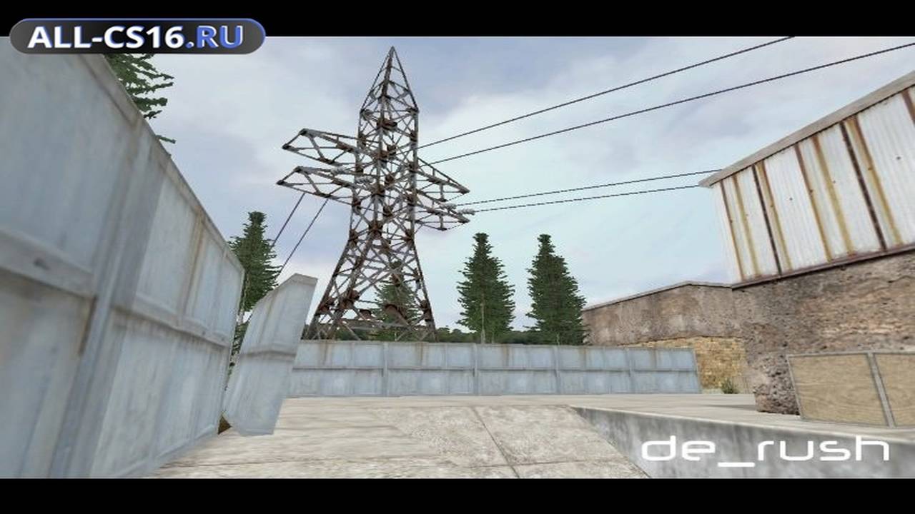 Карта «de_rush_rc1» для CS 1.6 для CS 1.6