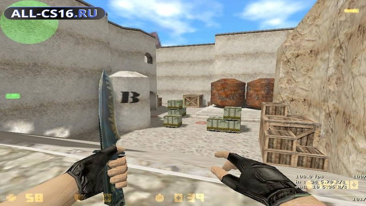 Карта «de_sand_fortress» для CS 1.6 для CS 1.6