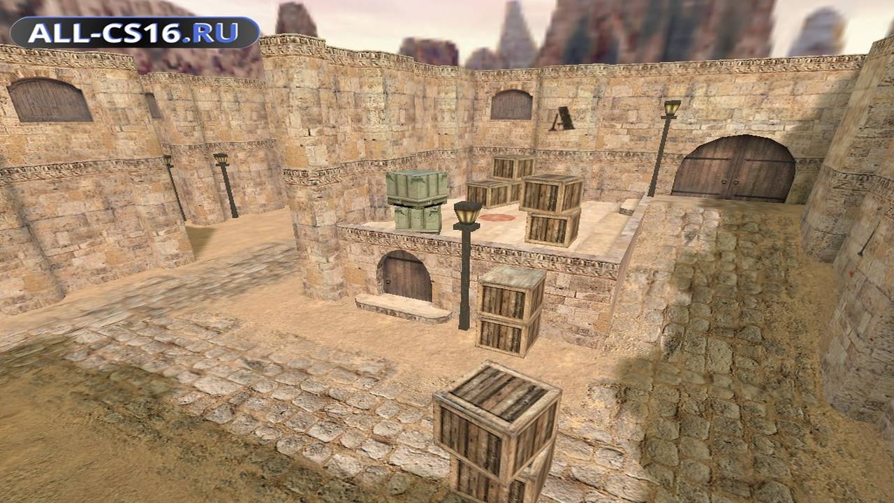 Карта «de_sandstone_v4» для CS 1.6 для CS 1.6