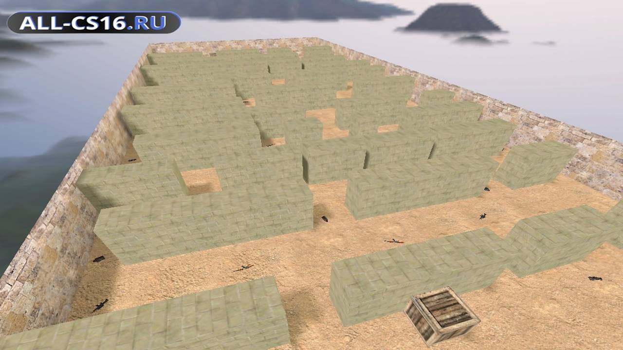 Карта «de_sandy_maze_v1» для CS 1.6 для CS 1.6