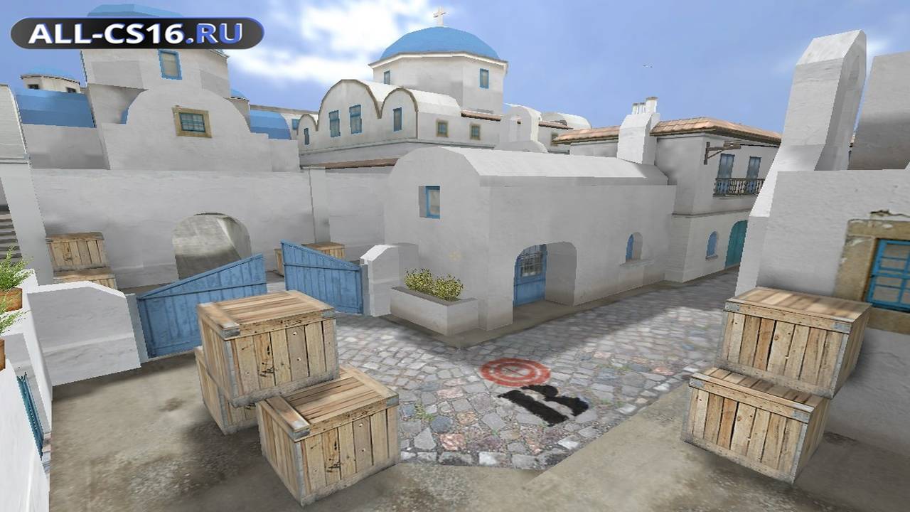 Карта «de_santorini» для CS 1.6 для CS 1.6