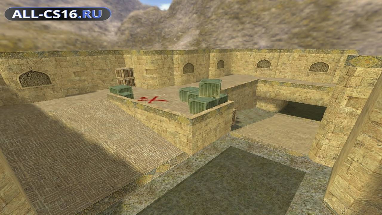 Карта «de_severe» для CS 1.6 для CS 1.6
