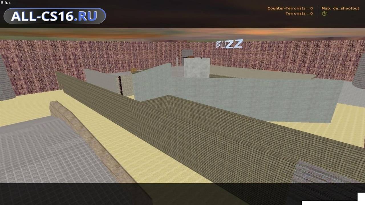 Карта «de_shootout» для CS 1.6 для CS 1.6