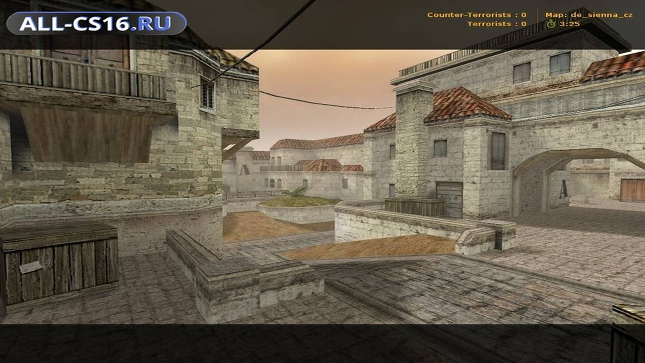 Карта «de_sienna_cz» для CS 1.6 для CS 1.6