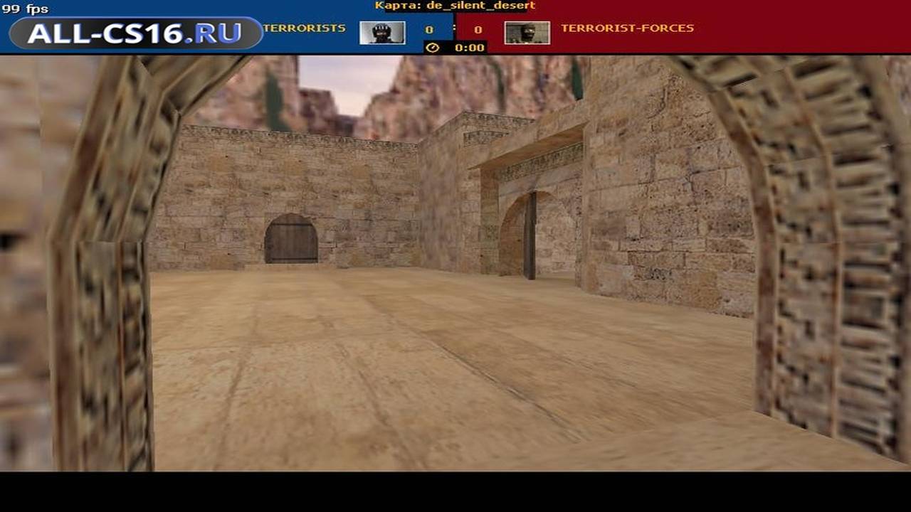 Карта «de_silent_desert» для CS 1.6 для CS 1.6