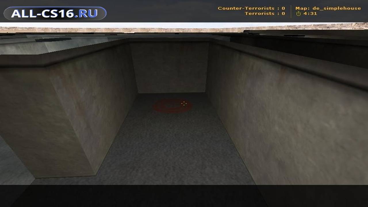 Карта «de_simplehouse» для CS 1.6 для CS 1.6