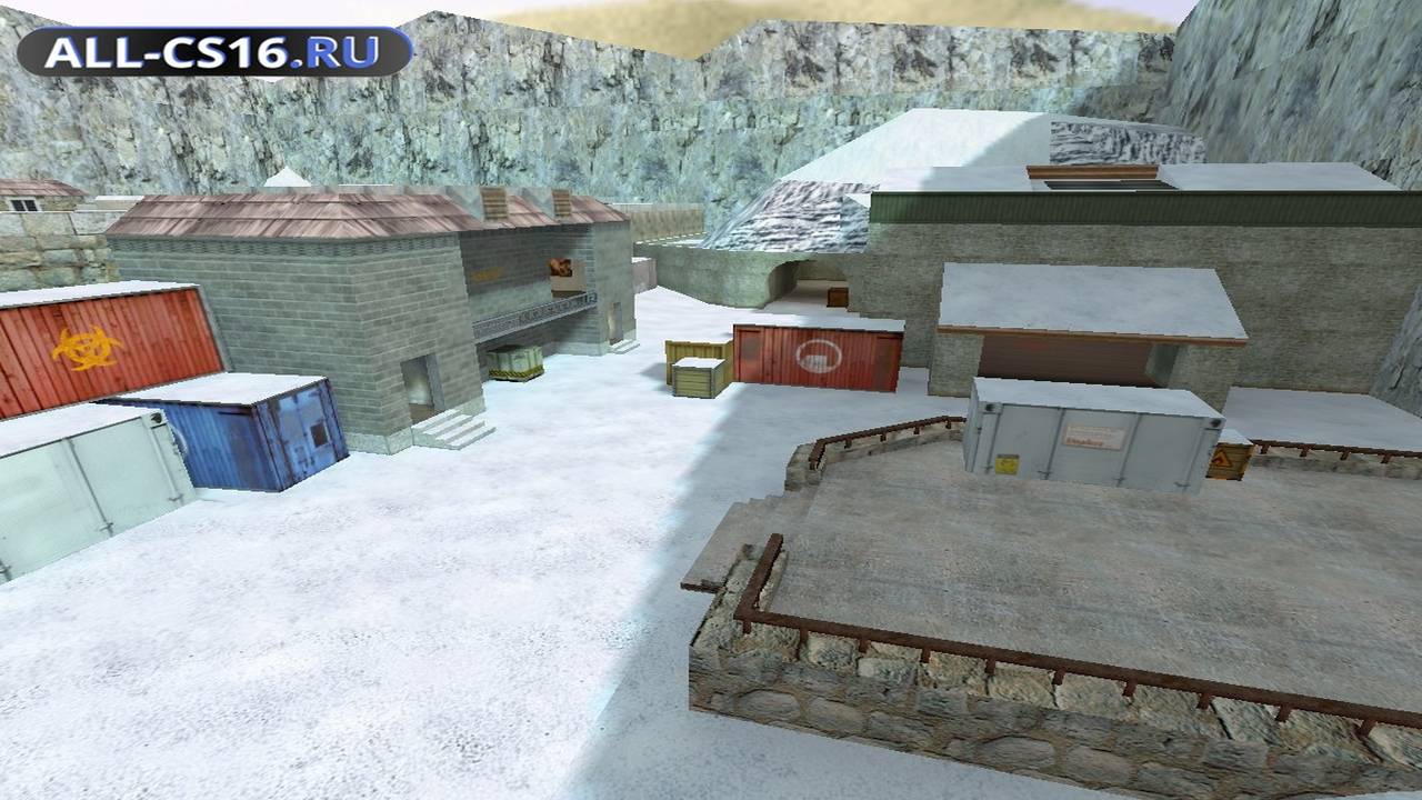 Карта «de_snow» для CS 1.6 для CS 1.6