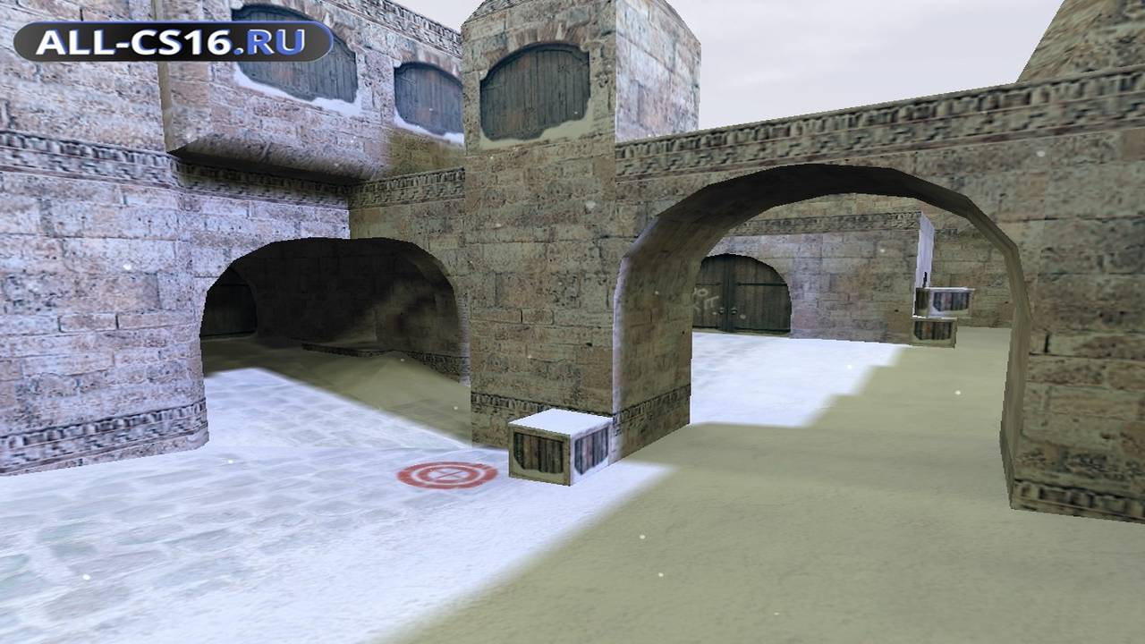 Карта «de_snow_2x2» для CS 1.6 для CS 1.6