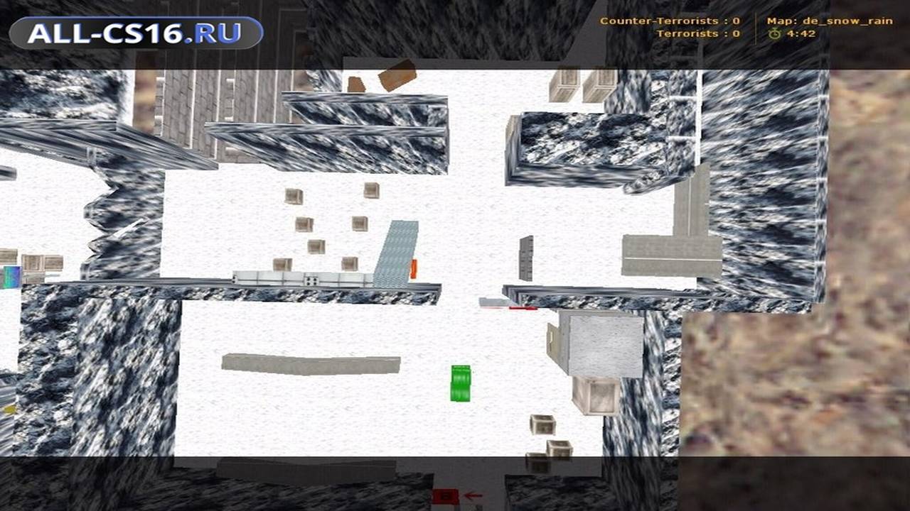 Карта «de_snow_rain» для CS 1.6 для CS 1.6