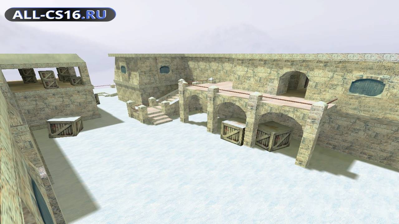 Карта «de_snowball» для CS 1.6 для CS 1.6