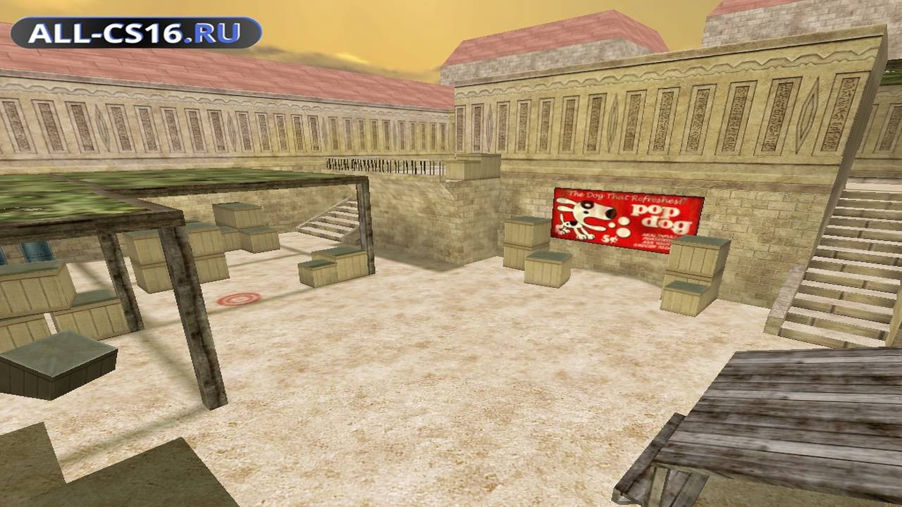 Карта «de_solitude» для CS 1.6 для CS 1.6