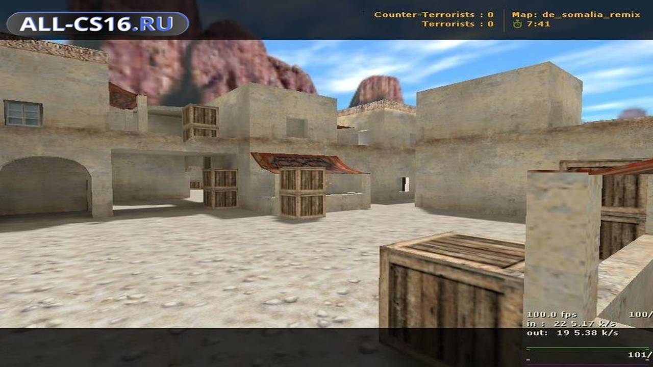 Карта «de_somalia_remix» для CS 1.6 для CS 1.6