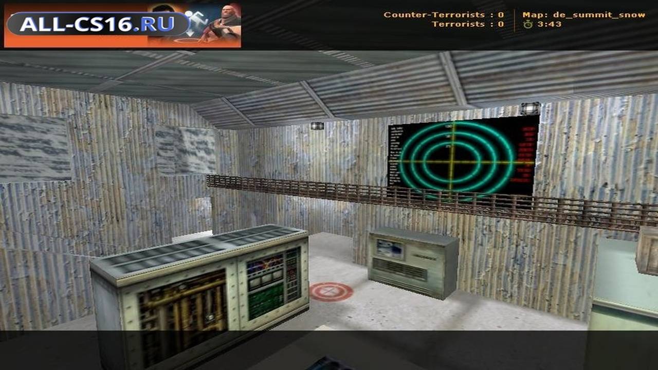 Карта «de_summit_snow» для CS 1.6 для CS 1.6