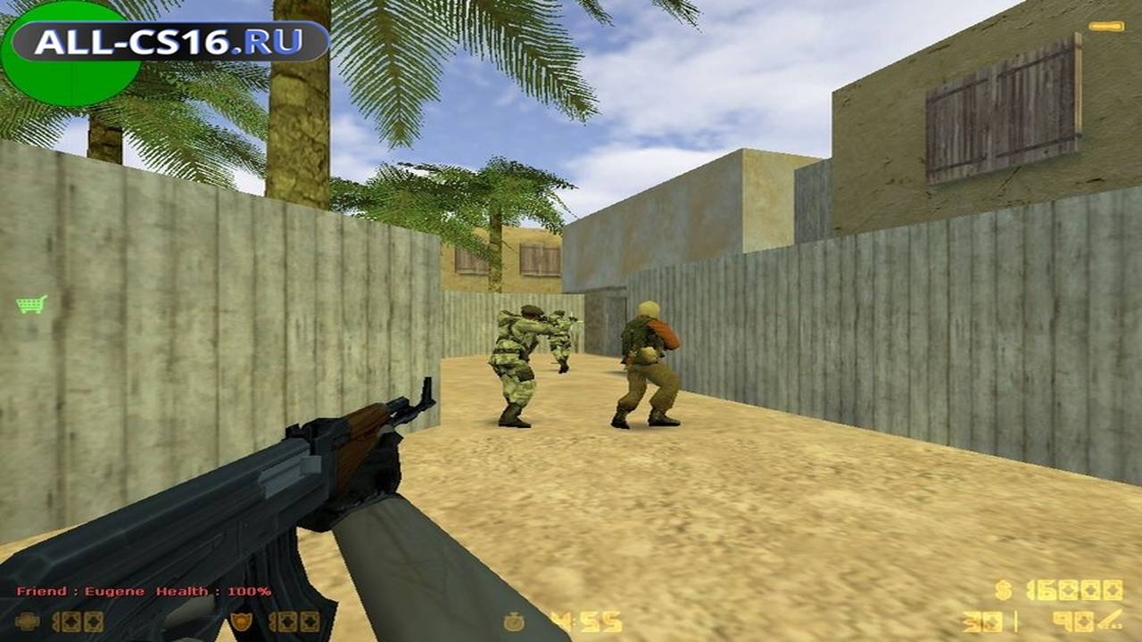 Карта «de_sunburn» для CS 1.6 для CS 1.6