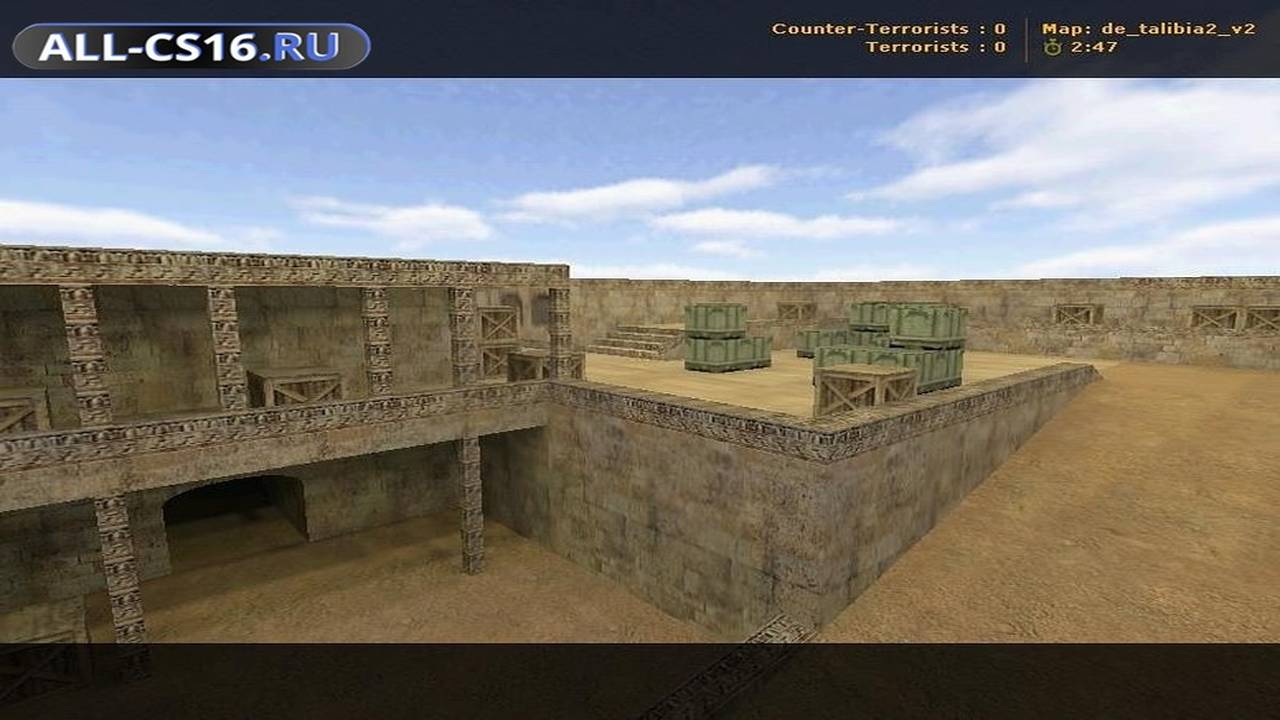 Карта «de_talibia2_v2» для CS 1.6 для CS 1.6