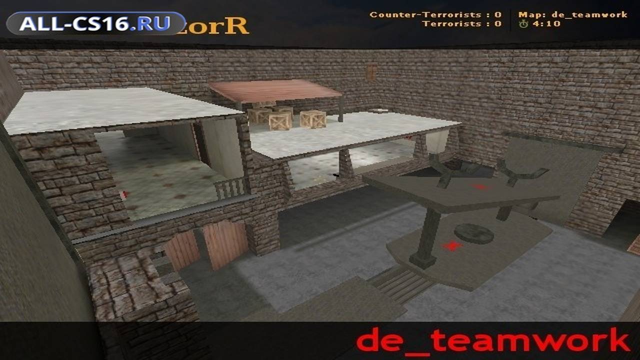 Карта «de_teamwork» для CS 1.6 для CS 1.6