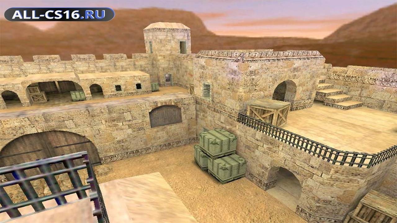 Карта «de_thefort» для CS 1.6 для CS 1.6